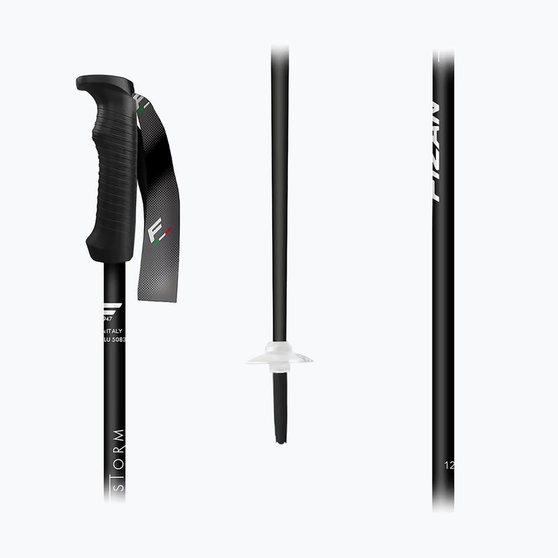 Bețe de schi Fizan Storm black/white 2
