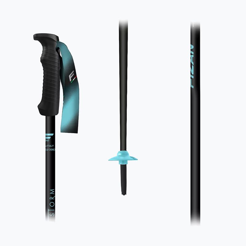 Bețe de schi Fizan Storm black/blue 2