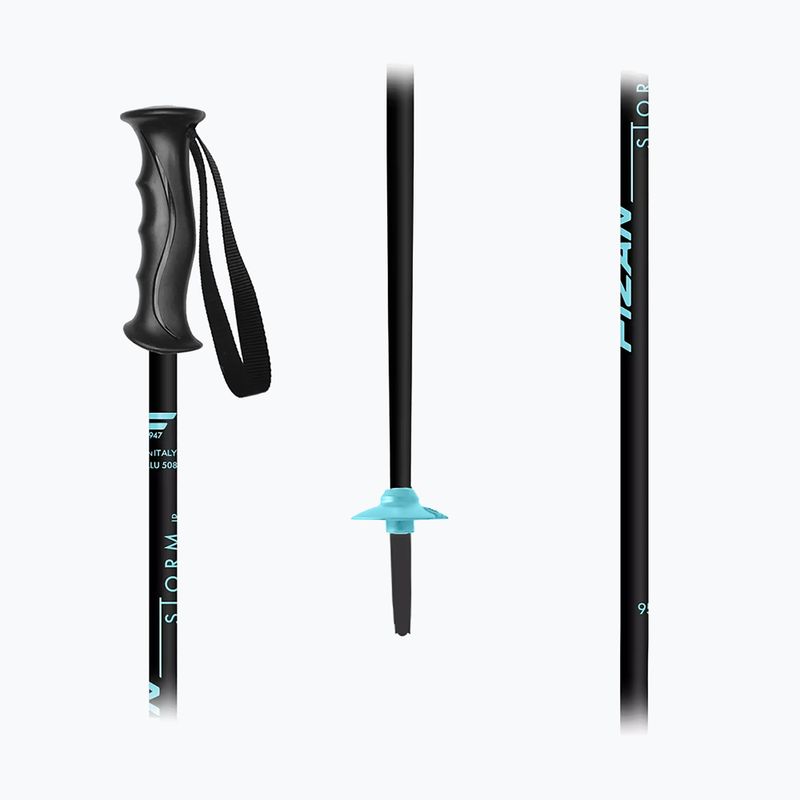 Bețe de schi pentru copii Fizan Storm Jr black/blue 2