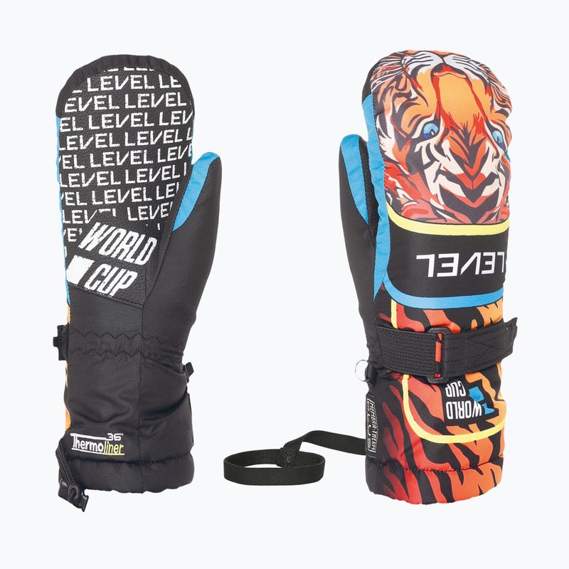 Mănuși de schi pentru copii Level Junior Mitt logos