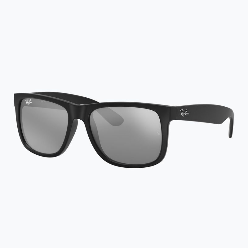 Ochelari de soare Ray-Ban Justin Classic matt black/silver grey mirror 4