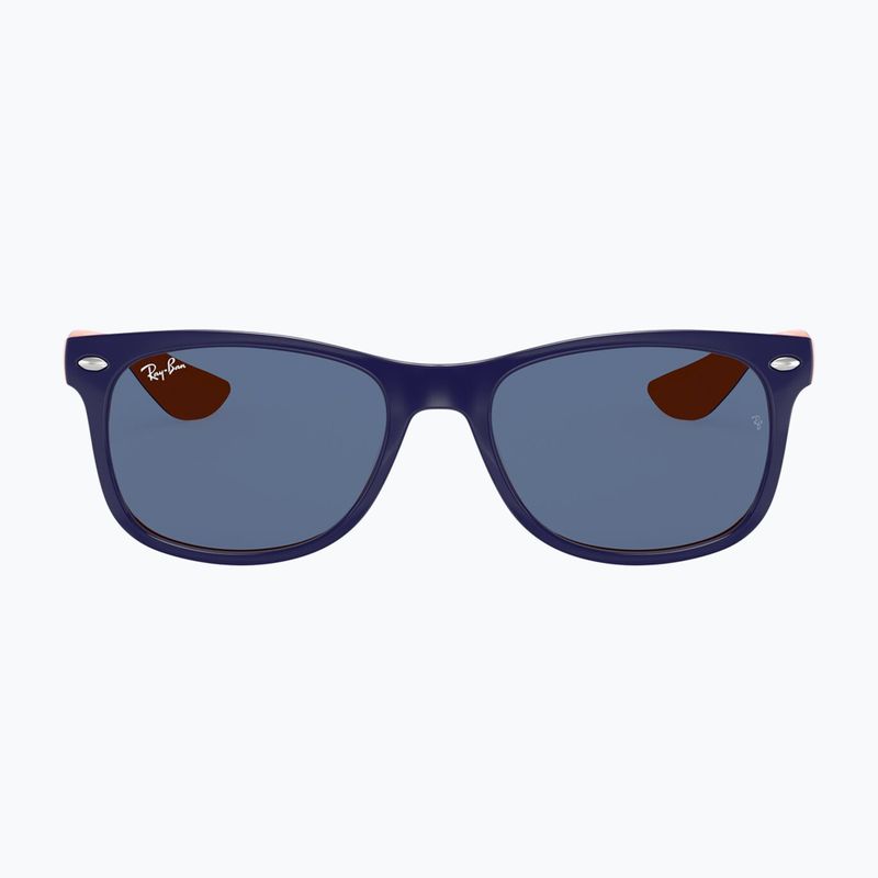 Ochelari de soare pentru copii Ray-Ban New Wayfarer matte black/blue 2