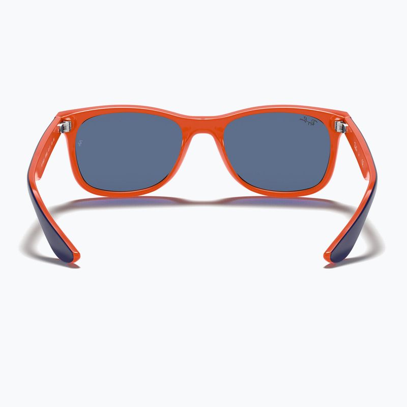 Ochelari de soare pentru copii Ray-Ban New Wayfarer matte black/blue 5