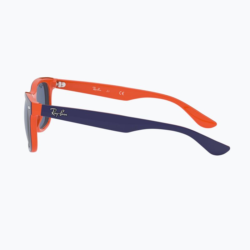Ochelari de soare pentru copii Ray-Ban New Wayfarer matte black/blue 7