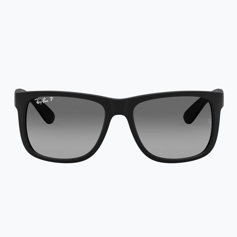 Ochelari de soare Ray-Ban Justin Classic matt black gum/dark grey 2