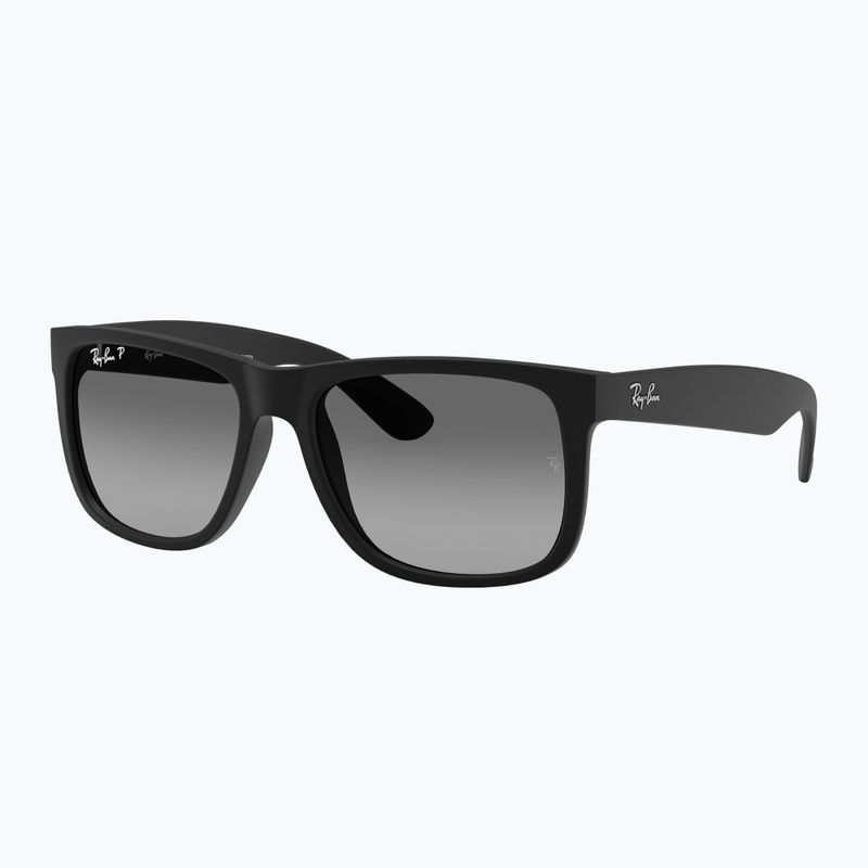 Ochelari de soare Ray-Ban Justin Classic matt black gum/dark grey 4