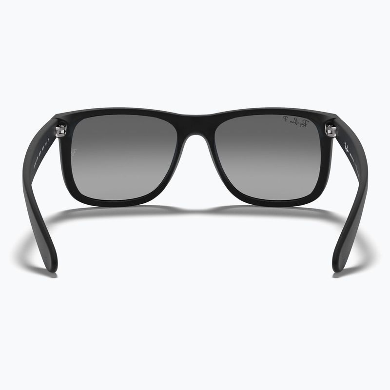 Ochelari de soare Ray-Ban Justin Classic matt black gum/dark grey 5
