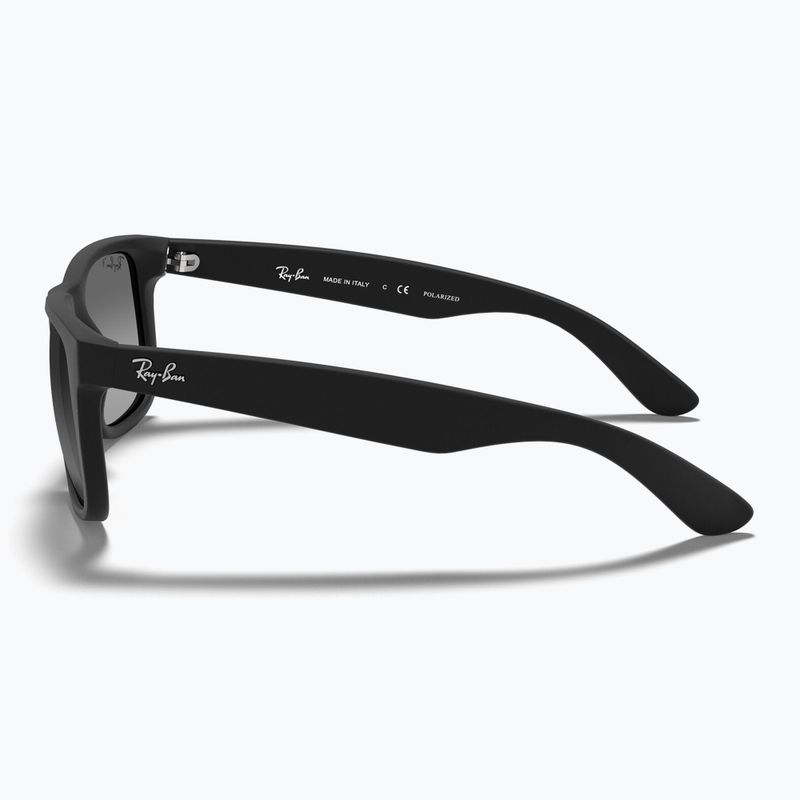 Ochelari de soare Ray-Ban Justin Classic matt black gum/dark grey 7