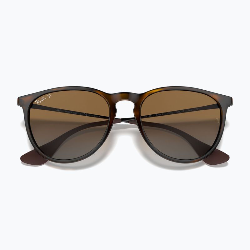 Ochelari de soare Ray-Ban Erika Classic light havana/brown polarized 3