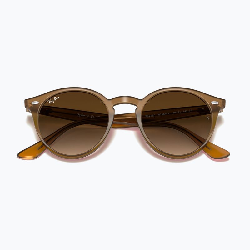 Ochelari de soare Ray-Ban RB2180 light brown/brown gradient 3