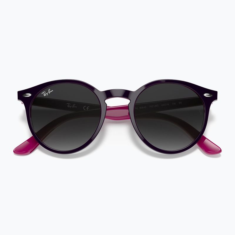 Ochelari de soare pentru copii Ray-Ban RB9064S polished violet/grey gradient 3