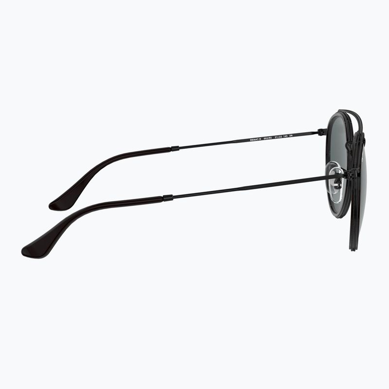 Ochelari de soare Ray-Ban Round Double Bridge black/blue/grey 7