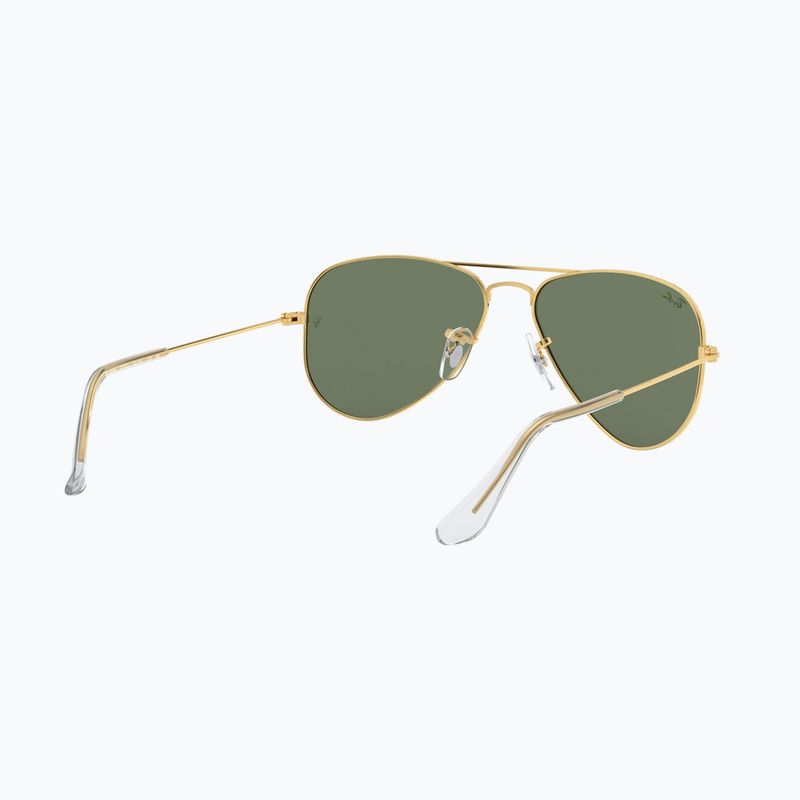 Ochelari de soare pentru copii Ray-Ban Aviator arista gold/dark green 6