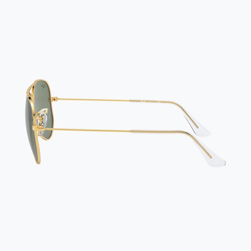 Ochelari de soare pentru copii Ray-Ban Aviator arista gold/dark green 7