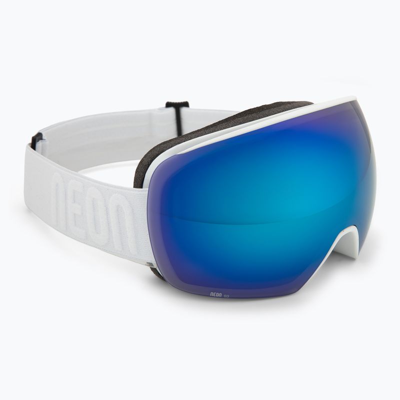 Ochelari de schi Neon Beam white/white/mirror steel
