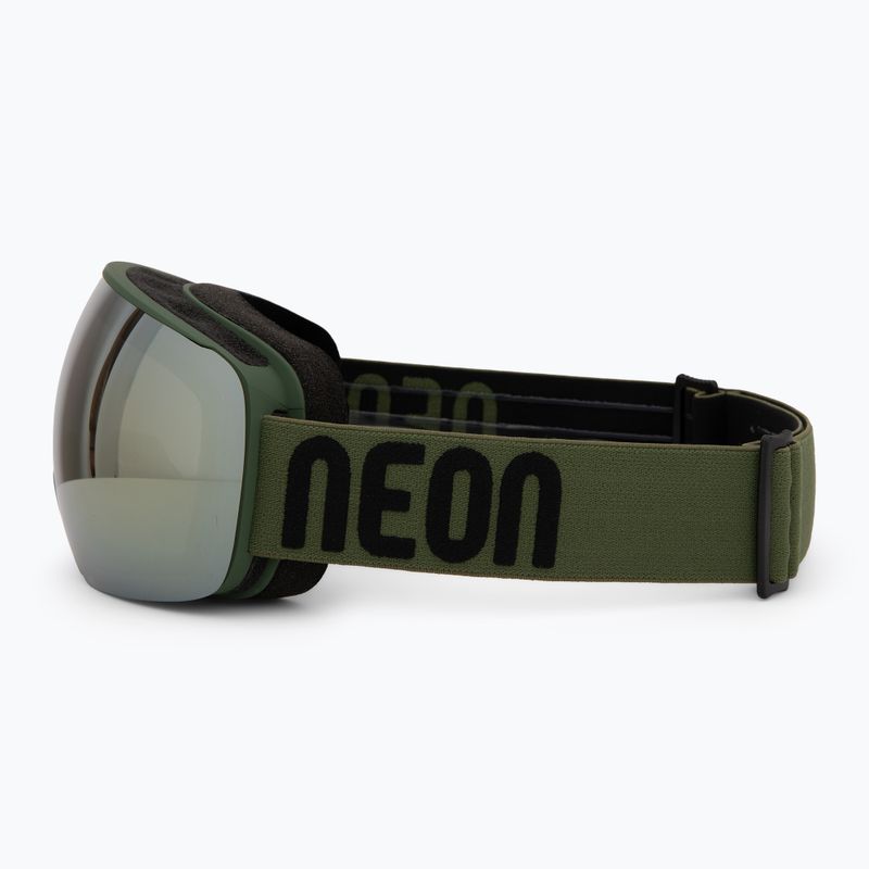 Ochelari de schi Neon Beam army green/mirror bronze 4