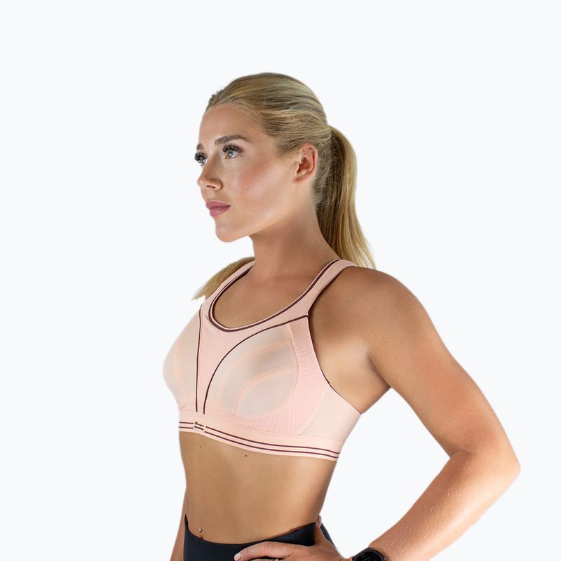 Sutien de antrenament  Shock Absorber Ultimate Run Bra pink glow 3