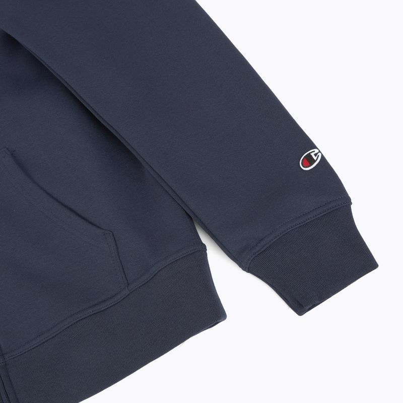 Bluză pentru bărbați Champion 22025 Sweatshirt Hoodie FZ navy 4