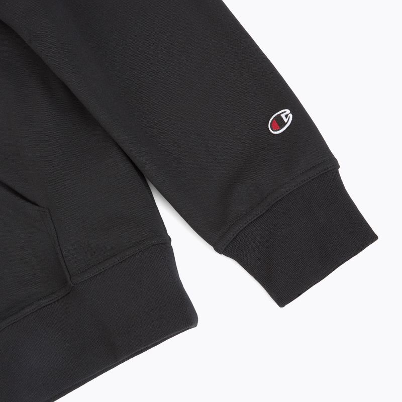 Bluză pentru bărbați Champion 22025 Sweatshirt Hoodie FZ black 4