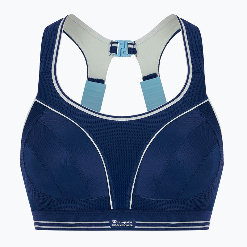 Sutien de antrenament Shock Absorber Ultimate Run Bra athletic navy