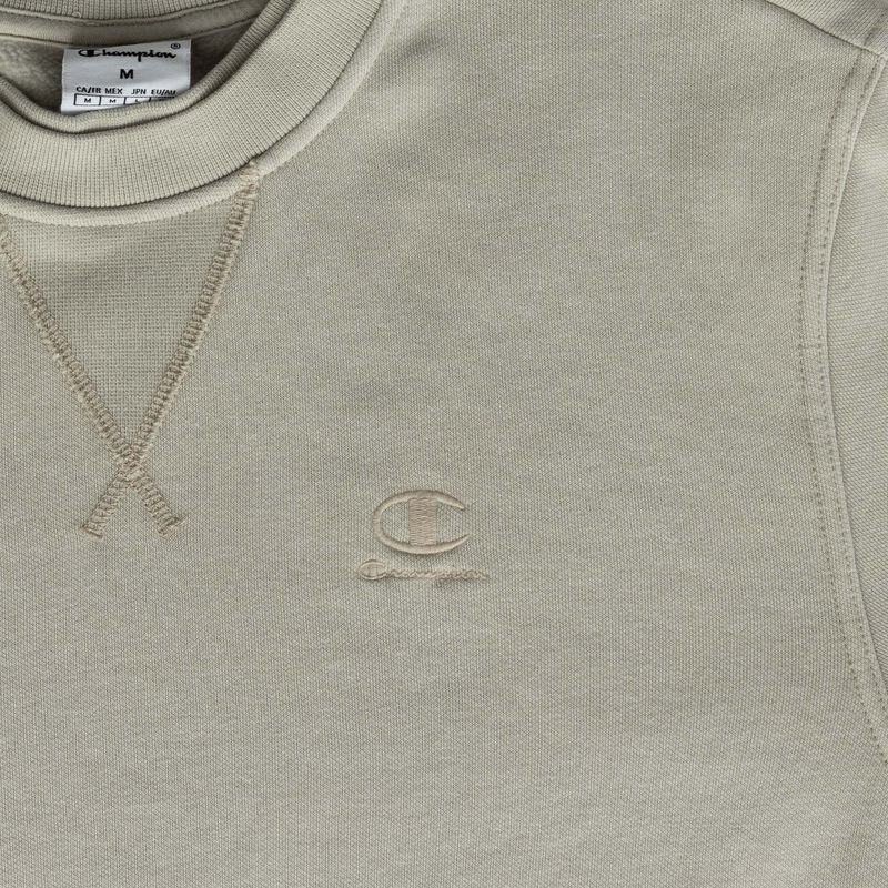 Bluză pentru bărbați Champion 221572 Crewneck Sweatshirt beige 3