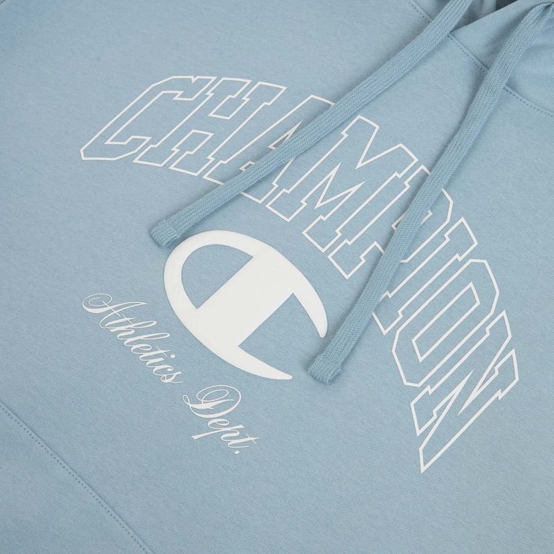 Bluză pentru bărbați Champion 221599 Sweatshirt Hooded baby blue 3