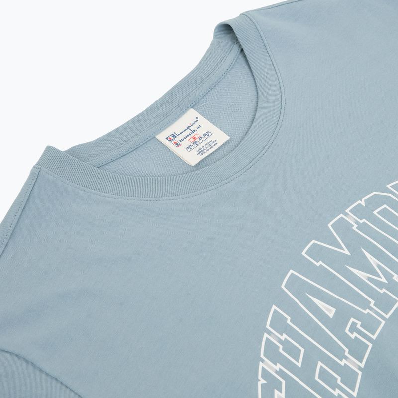 Tricou pentru bărbați Champion 221604 Crewneck baby blue 3