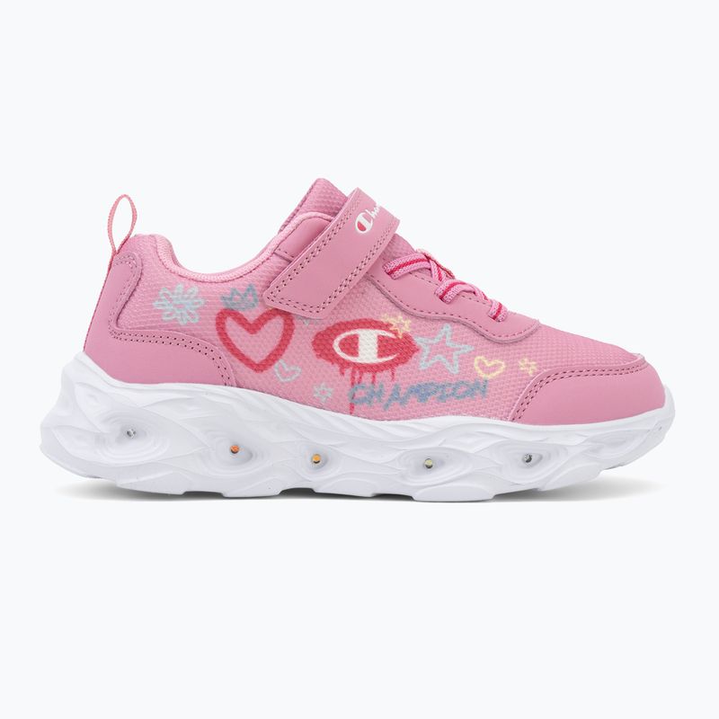Încălțăminte pentru copii Champion Funfair Print G PS Low Cut blue burgundy/flash/fluorescent pink 2