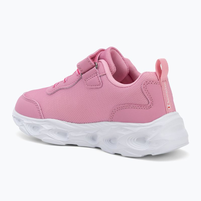 Încălțăminte pentru copii Champion Funfair Print G PS Low Cut blue burgundy/flash/fluorescent pink 3