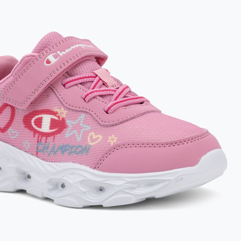 Încălțăminte pentru copii Champion Funfair Print G PS Low Cut blue burgundy/flash/fluorescent pink 7