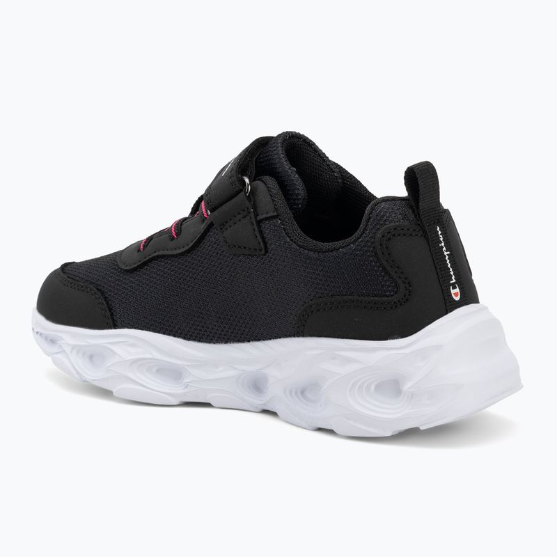 Încălțăminte pentru copii Champion Funfair Print G PS Low Cut new black/fluorescent pink/imperial light blue 3