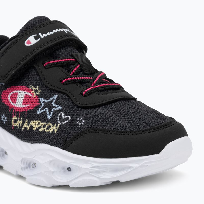 Încălțăminte pentru copii Champion Funfair Print G PS Low Cut new black/fluorescent pink/imperial light blue 7