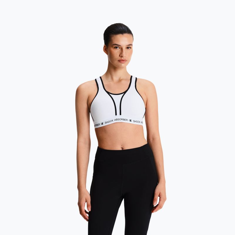 Sutien de antrenament Shock Absorber Ultimate Run Bra Padded white 4