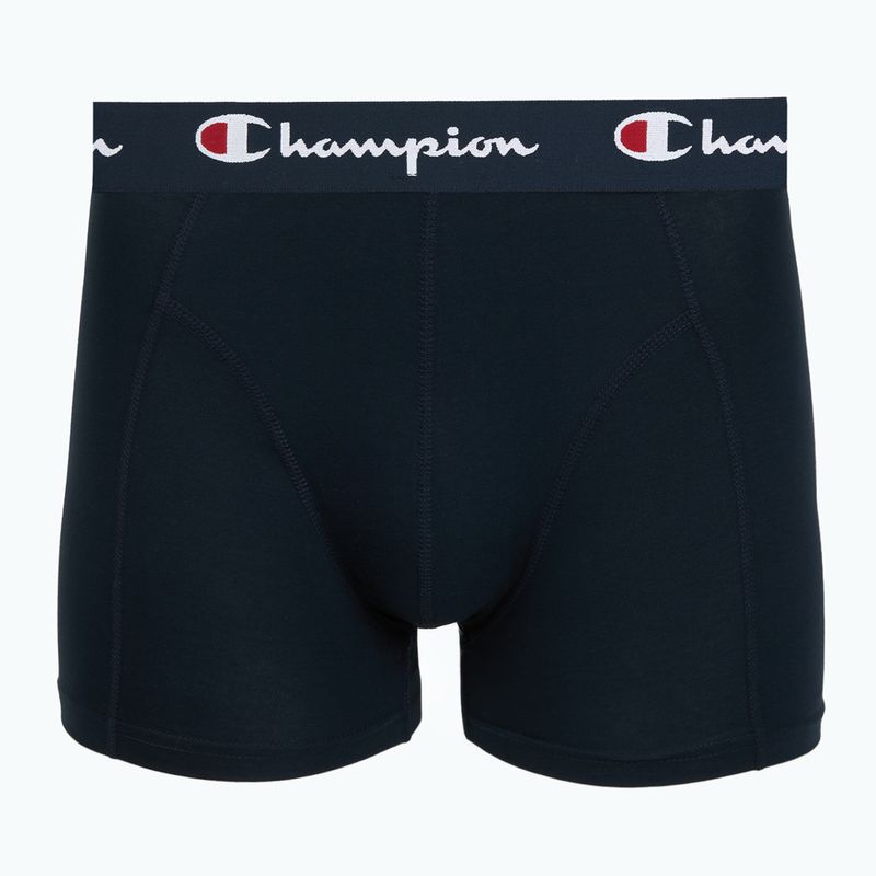 Boxeri pentru bărbați Champion Trunk Knit navy/navy 2
