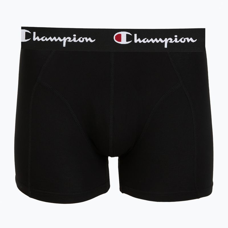 Boxeri pentru bărbați Champion Trunk Knit oxford grey melange/oxford grey melange/black 4