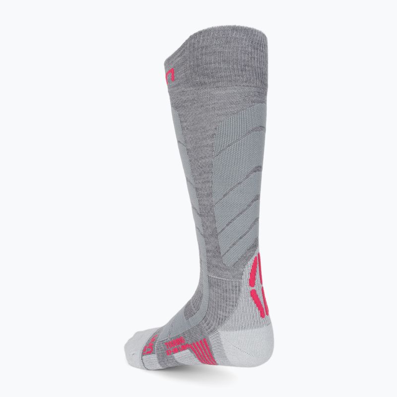 Șosete de schi pentru femei UYN Ski Touring silver/fuchsia 2