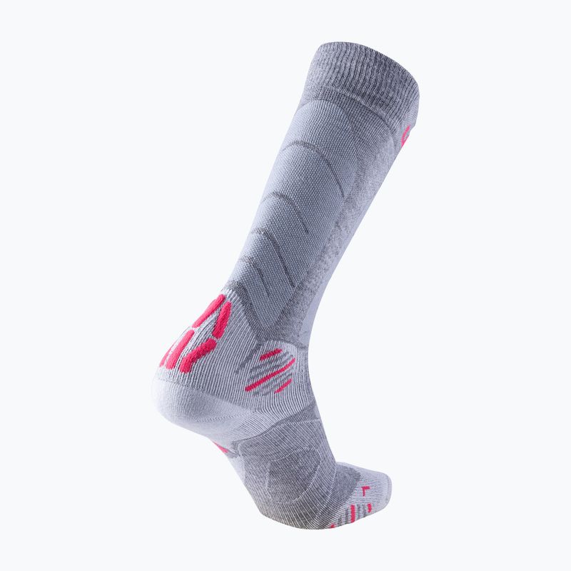Șosete de schi pentru femei UYN Ski Touring silver/fuchsia