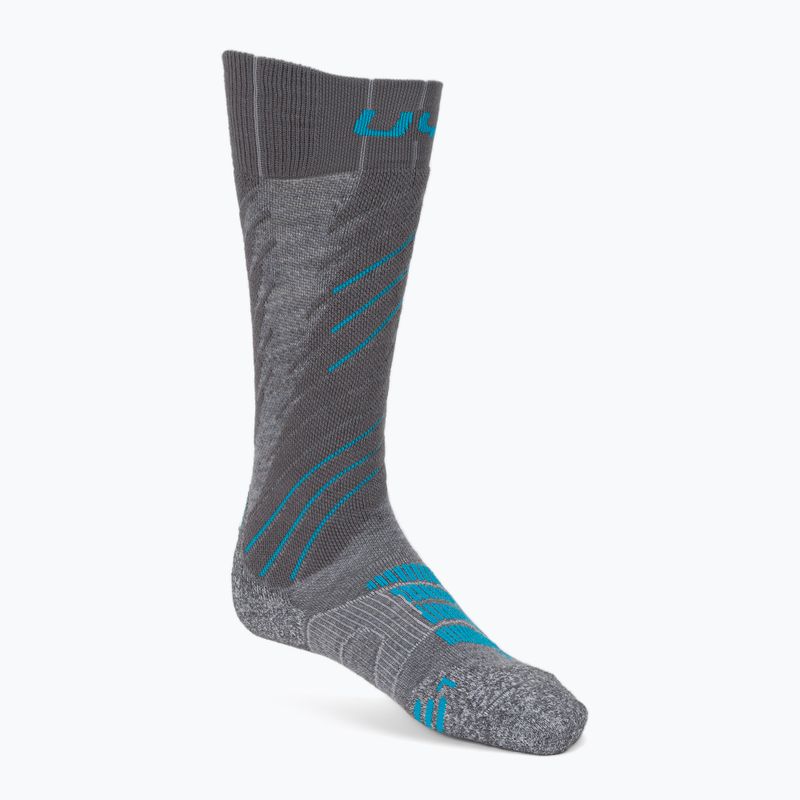Șosete de schi pentru femei UYN Ski Comfort Fit grey/turquoise