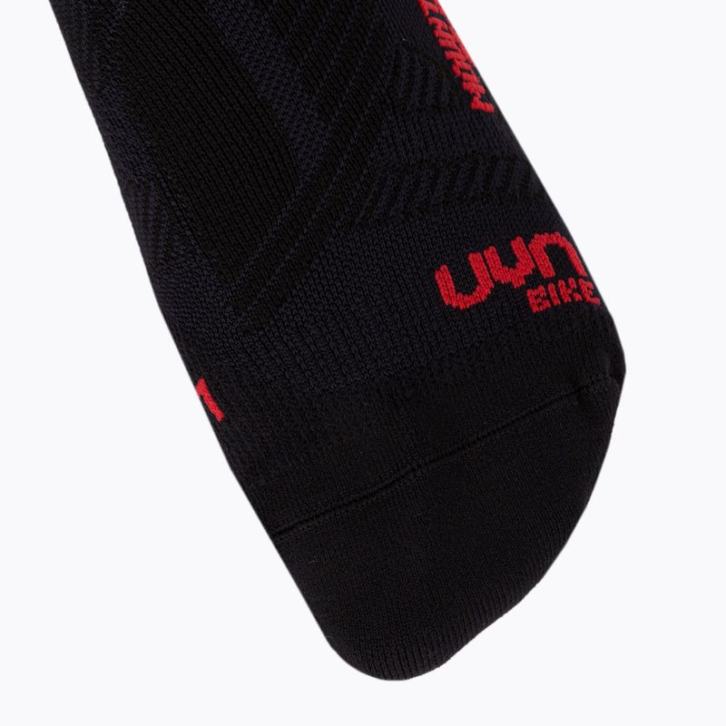 Șosete de ciclism pentru bărbați UYN MTB black/red 3