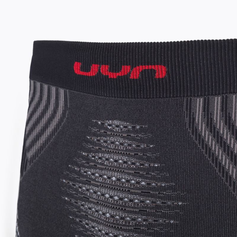 Pantaloni termoactivi pentru bărbați UYN Evolutyon UW Medium charcoal/white/red 3