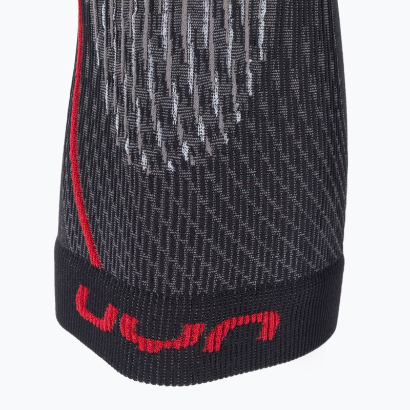 Pantaloni termoactivi pentru bărbați UYN Evolutyon UW Medium charcoal/white/red 4