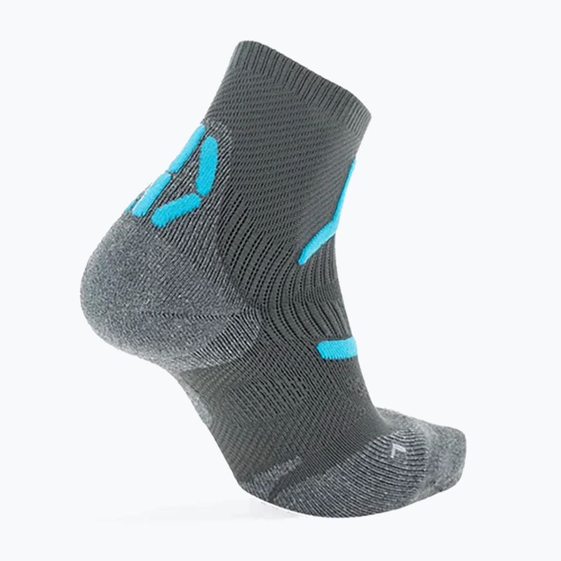 Șosete pentru femei Uyn Trekking 2IN Low Cut anthracite/turquoise 2