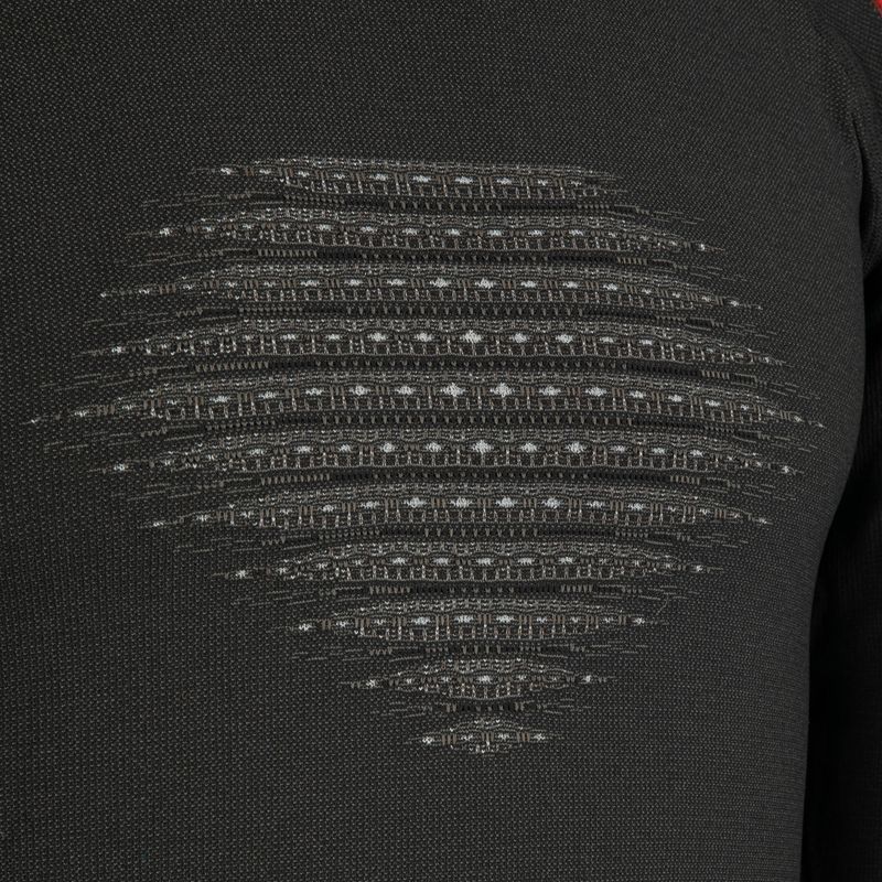 Bluză termică pentru bărbați UYN Evolutyon Comfort UW Shirt charcoal/white/red 3