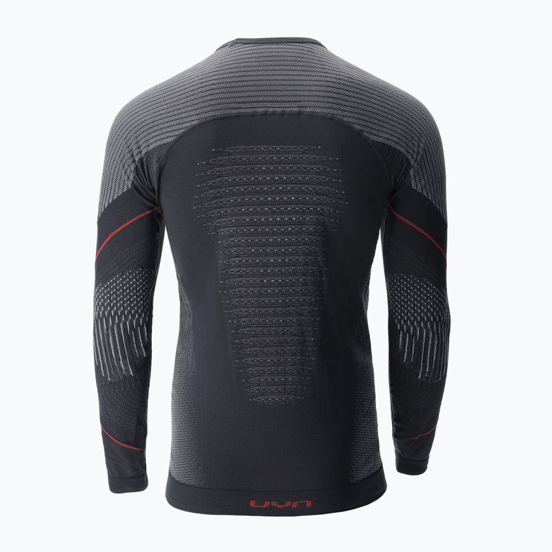 Bluză termică pentru bărbați UYN Evolutyon Comfort UW Shirt charcoal/white/red 5