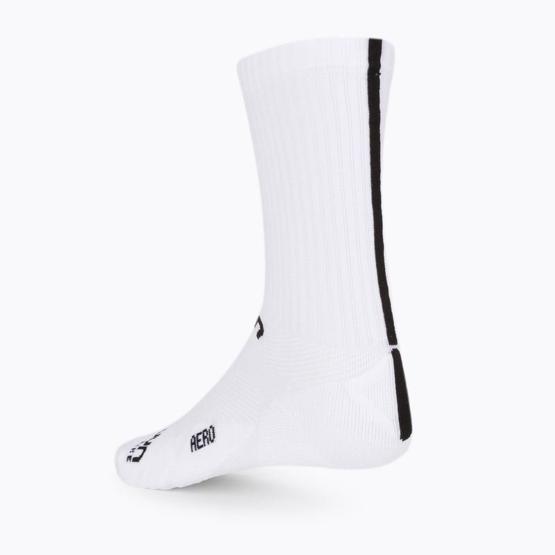 Șosete de ciclism pentru bărbați UYN Aero white/black 2