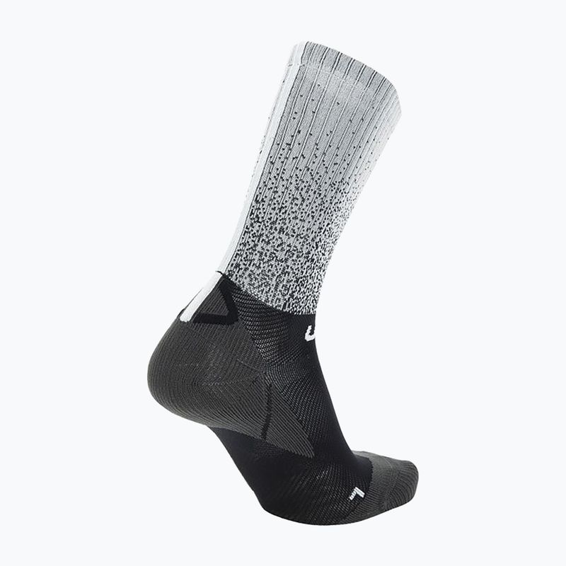 Șosete de ciclism pentru bărbați UYN Aero white/black 5