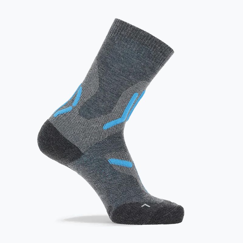Șosete pentru femei Uyn Trekking 2IN Merino Mid mid grey/turquoise 2