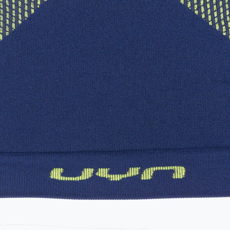 Hanorac termic pentru bărbați UYN Resilyon UW Shirt Round Neck dark blue/yellow 5