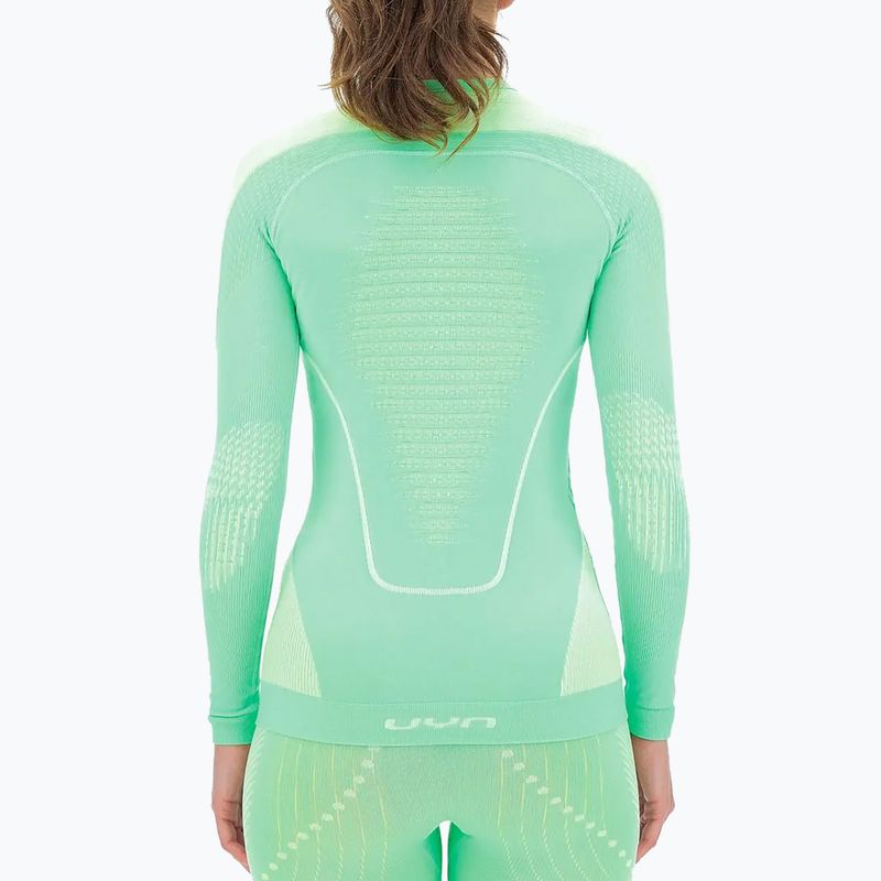 Bluză termică damă UYN Evolutyon UW Shirt light green/white/white 3