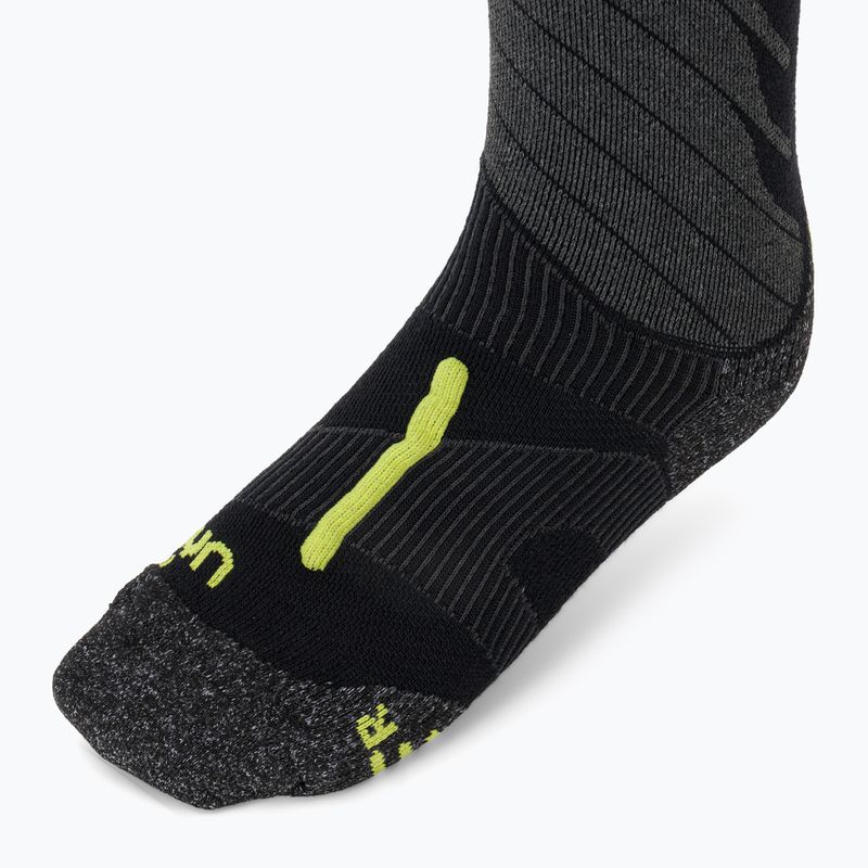 Șosete de schi pentru bărbați UYN Ski One Merino black/lime 3